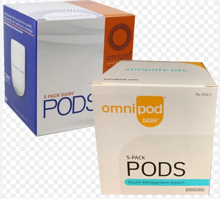 غيارات أومنيبود داش OmniPod dash Pods (box of 5)