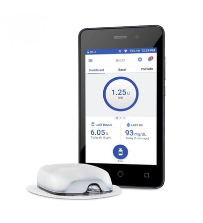 مضخة اومنيبود داش OmniPod dash PDM