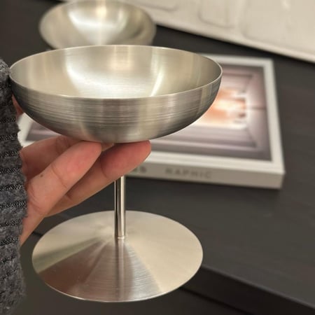 صحن استيل بقاعده