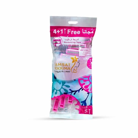 شفرات لمسة نعومة  4+1 3 شفرات