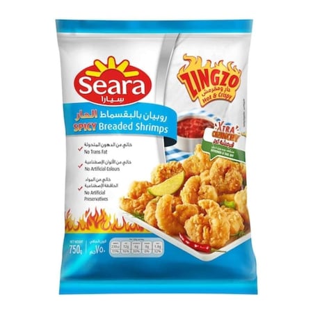 سيارا روبيان بالبقسماط حار  750 جرام