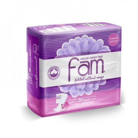 فوط فام مطوية بالاجنحة 30 فوطه