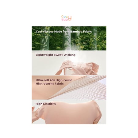 ملابس داخلية من موم كوزي مريحة للحمل وما بعد الولادة بتصميم بدون درزات ومقاس يتكيف مع تغيّرات الجسم.