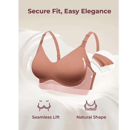 حمالة صدر للرضاعة مومكوزي YN21 – بني – مقاس XL