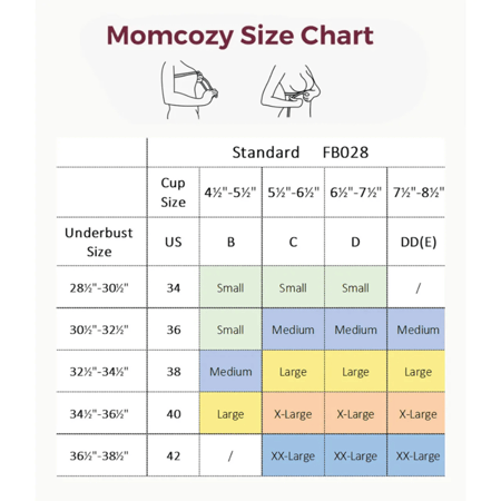 Momcozy Jelly Strip Support Nursing Bra - FB028 - Skin