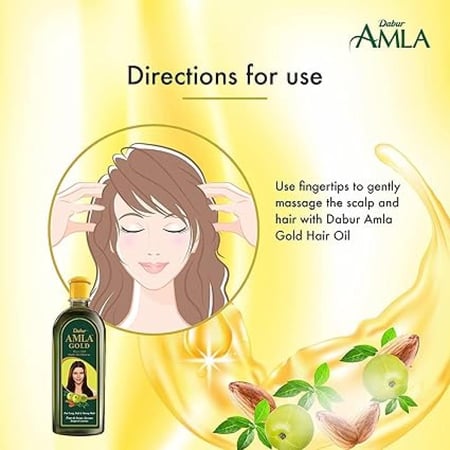 زيت الشعر دابر املا الذهبى - 200 مل