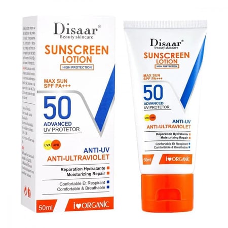 ديسار لوشن مرطب وواقي من اشعة الشمس قوة 50  50مل DS 5195