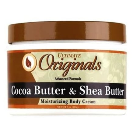 كريم الجسم بزبدة الكاكاو وزبدة الشيا من ألتيميت أوريجينالز