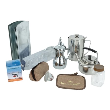 عزبة القهوة و الشاي 9 قطع Smart Kitchen ( SM-23320 )