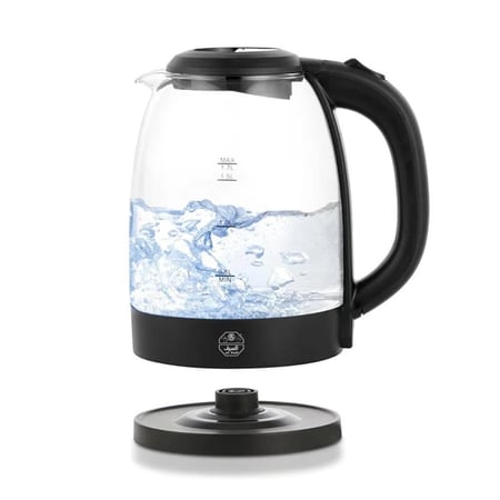 غلاية ماء كهربائية زجاجية السيف 1.7 لتر، 2200 واط