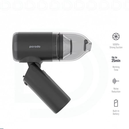 مكنسة كهربائية محمولة قابلة للطي من PORODO (أزرق)