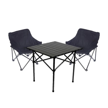 طاولة وكراسي قابلة للطي للرحلات والتخييم