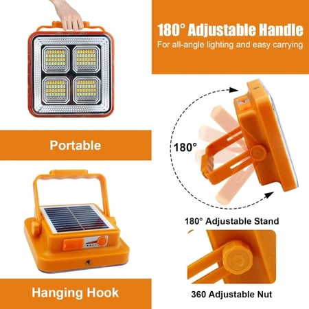 كشاف يعمل بالطاقة الشمسية مع ستاند