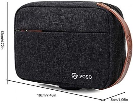 شنطة يد رجالية مع مدخل usb من POSO ( أسود )