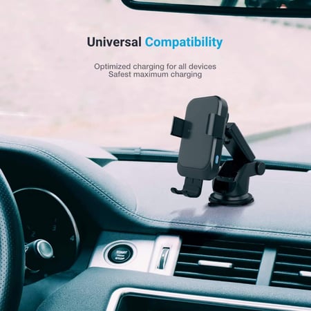 حامل جوال للسيارة لاسلكي بقوة 15 واط