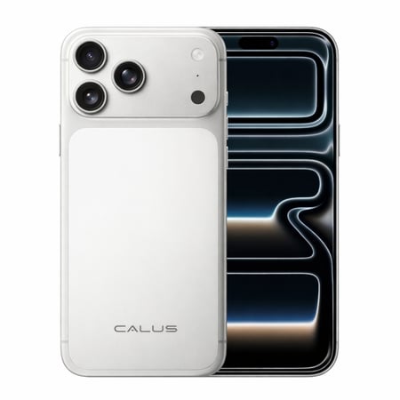 جوال CALUS i17 Pro Max ‏4GB + 32GB حجم مطابق لآيفون 17 برو ماكس يركب عليه كفر آيفون شريحتين 4G