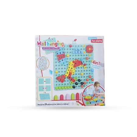 لعبة تصميم وبناء للاطفال - فك وربط - 4 في 1