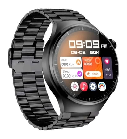 ساعة أوتيتو Oteeto Watch 4 Pro الذكية بشاشة AMOLED ومكالمات بلوتوث ومقاومة ماء IP68