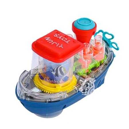 لعبة سفينة الدوارة بالتصميم الشفاف دوران 360 درجة مع موسيقا و أضواء ليد جذابة