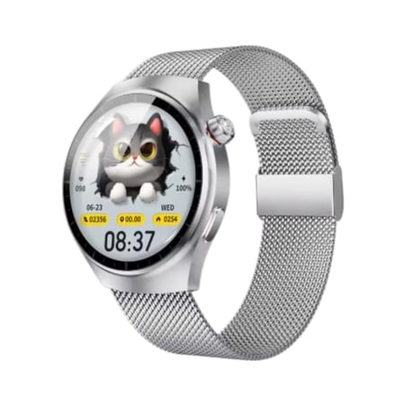 ساعة CALUS Watch 5 Mini الذكية للنساء بشاشة AMOLED – موديل CW10 Mini مع 3 أساور قابلة للتبديل