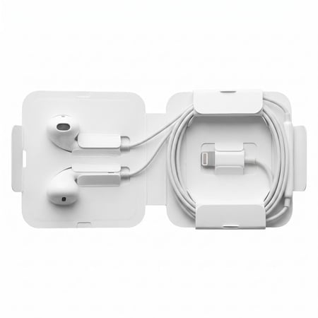 سماعة لايتننج لهواتف آيفون – سلكية بصوت واضح وتحكم بالمكالمات | Lightning Earphones