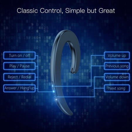 سماعة الأذن BLUMIX ET الجديدة كليا ً, تصميم عصري لسماعات الأذن اللاسلكية خارج الأذن ,وزن خفيف