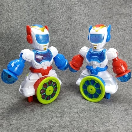 لعبة الروبوت الفضائي الراقص روبوت مع اضاءة و موسيقى تفاعلية حركة مميزة