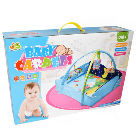 سجادة اللعب للأطفال الصغار مثالية ومريحة لتطوير حركة الطفل . مصنوعة من مواد ناعمة وآمنة
