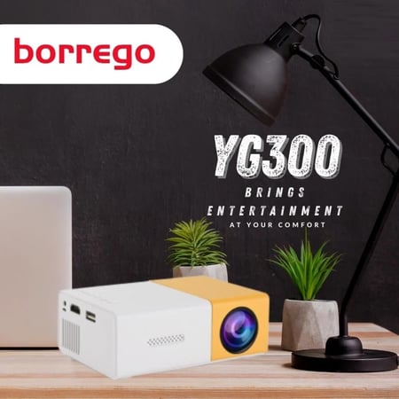 بوريجو بروجكتور ميني محمول YG300 - تجربة عرض سينمائي محمول