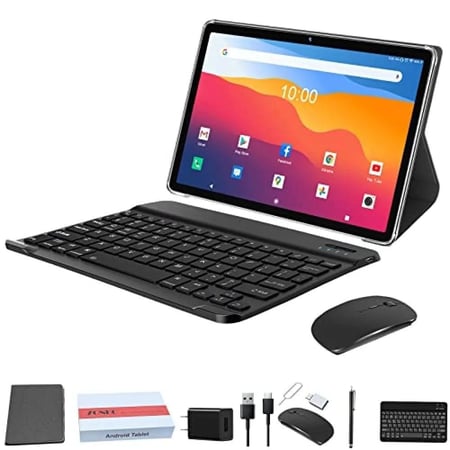 تابلت AIRETAB TAB T2000 بشاشة 10.1 بوصة INCELL – 3GB RAM – 32GB – 3G شريحتين – مع كيبورد وماوس