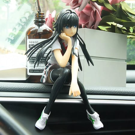 مجسم شخصيات الانمي المحبوبة لعشاق تزيين التابلوه بتصميم جميل و لطيف , للسيارة و الكمبيوتر و المكتب