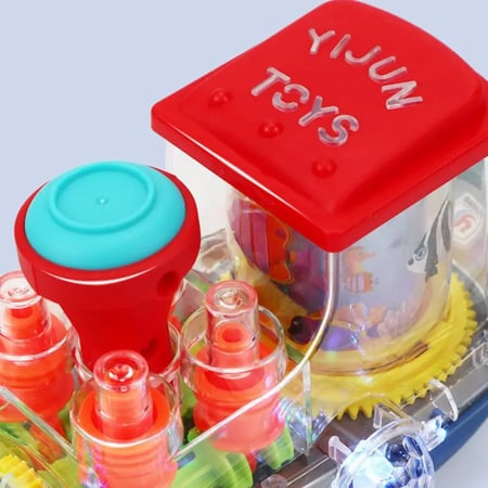 لعبة سفينة الدوارة بالتصميم الشفاف دوران 360 درجة مع موسيقا و أضواء ليد جذابة