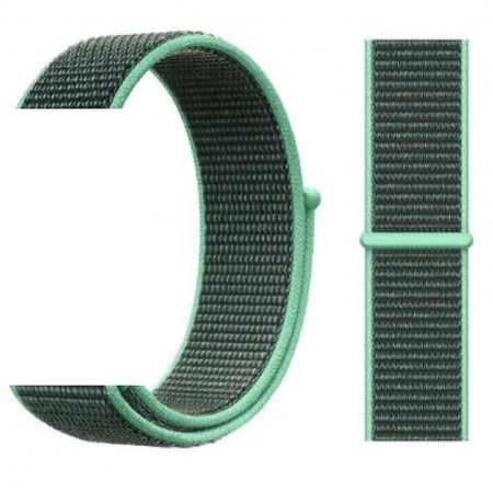 سوار رياضى قماشى بديل لساعة يد أبل آي ووتش سلسلة 5/4/3/2/1 قياس 42-44 مم