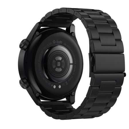 جي تاب جي تي اكس G-tab GTX ساعة ذكية ,1.45 بوصة ,بطارية 290 مللي أمبير ,تحكم بالموسيقى، مع حزام رياضي إضافي