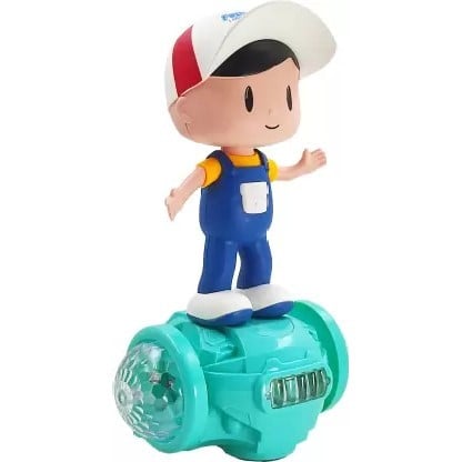 لعبة دوارة مع موسيقا و اضاءة