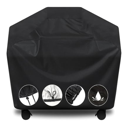 غطاء شواية الفحم اسود عازل (117*61*145)