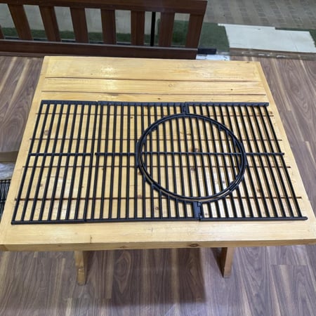 شبك حديد الزهر لشواية الفحم XL