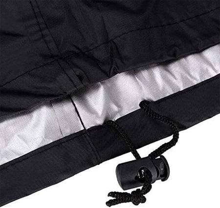 غطاء شواية الفحم اسود عازل (117*61*145)