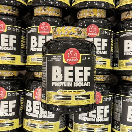 بروتين نكست اناناس بيف-27ج بروتين!-خالي السكر!(60حصة)-Pineapple NXT nutrition beef protein