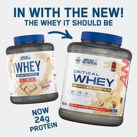 واي بروتين(شوكولاتة كندر بوينو البيضاء!)61سكوب-ابلايد نيوتريشن,(Applied Nutrition White Choco Bueno,2kg)