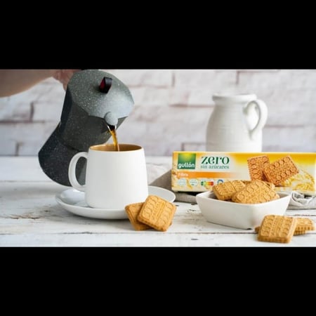بسكويت فيبر صحي!-جولن خالي من السكر.الحجم الكبير!-Gullon Zero Sugar
