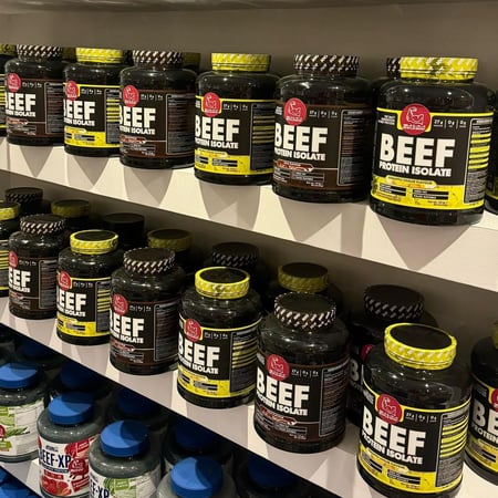 بروتين بيف نكست,NXT-(نكهة أناناس),27ج بروتين-0ج سكر!-60سكوب الحجم الكبير!- Pineapple NXT nutrition beef protein