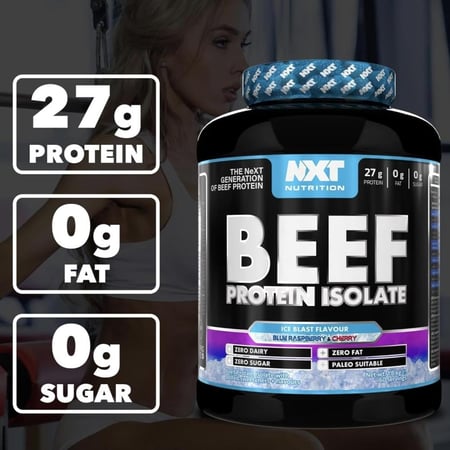 بروتين بيف نكست-(سلاش مثلج توت أزرق+كرز)BEEF-NXT-عينات بروتين