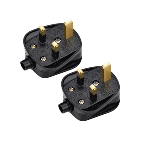 فيش كهرباء اسود قابس المملكة المتحدة 3 سنون 13 أمبير UK Power Socket 13A 220V