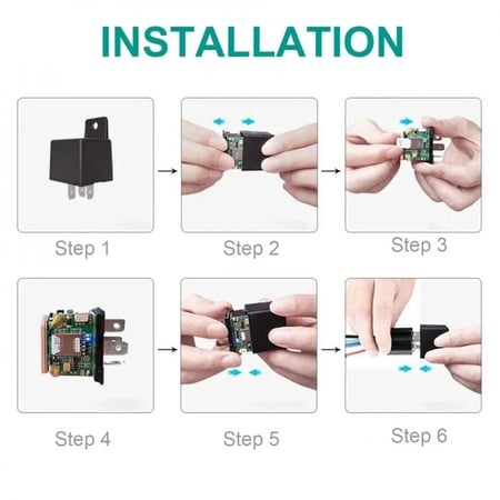 جهاز تتبع السيارات مع ايقاف المركبه