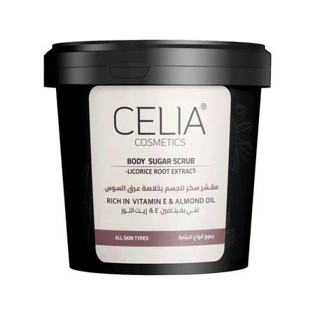 مقشر زيتي بالسكر وخلاصة عرق سوس 600 غ