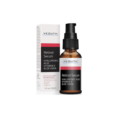 يوث سيروم بحمض الهيالورونيك وفيتامين هـ والصبار لتقليل التجاعيد و الخطوط الدقيقة يوث 30مل