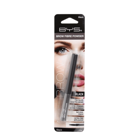 بي واي اس - بودرة الحواجب النباتية  BRO FIBRE BLACK