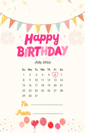 بطاقة اهداء - Happy birthday