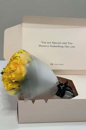 بيبي جوري اصفر تغليف شفاف